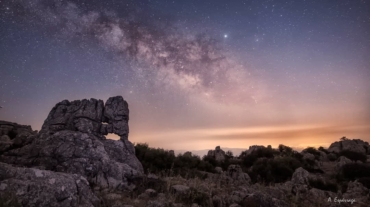 El elefante de piedra torcal de antequera