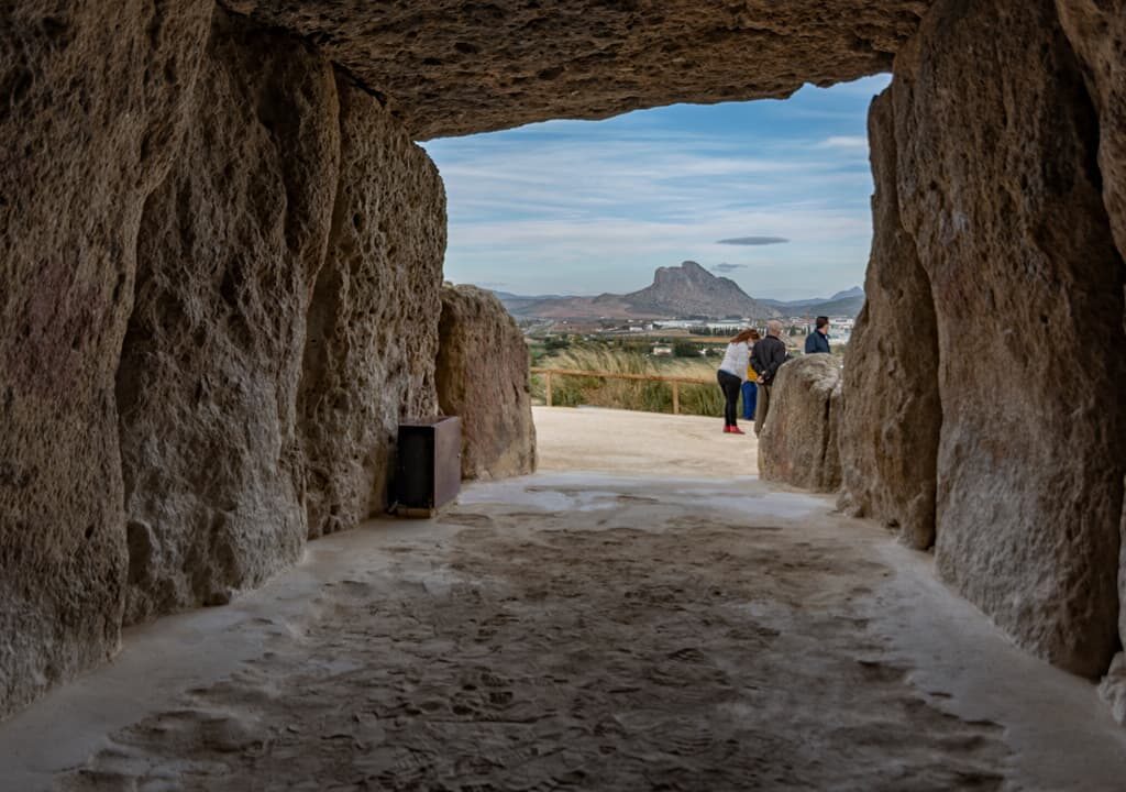 Dolmen de Menga vistas interior